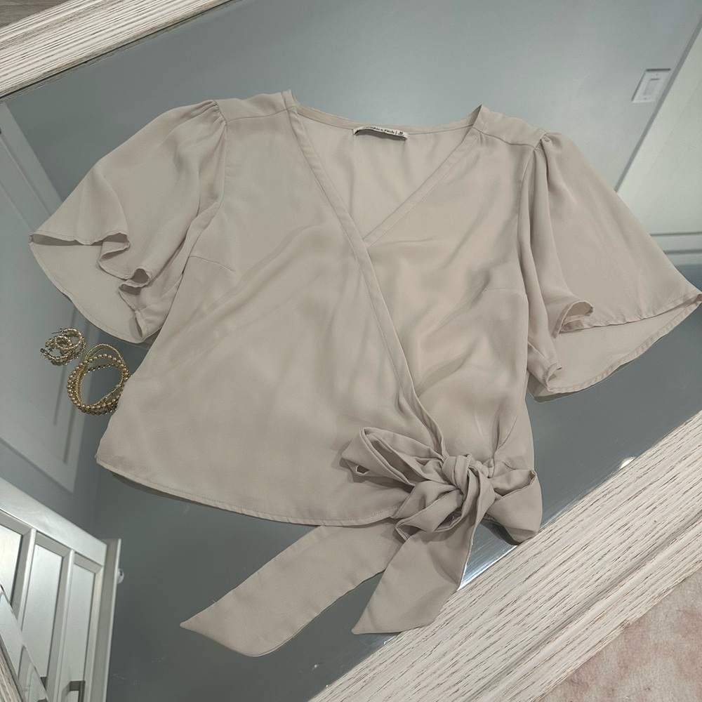Abercrombie Cream Blouse